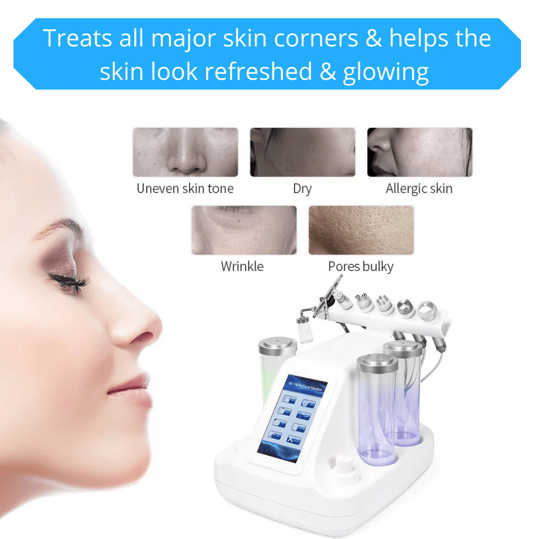 6 in 1 Hydrafacial Machine for Skin Rejuvenation - Foreverfly