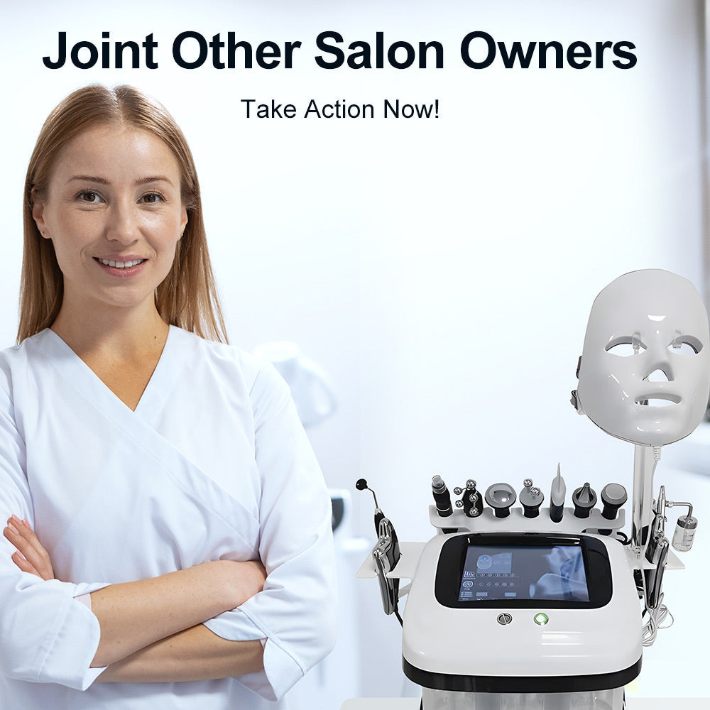 11 In 1 Hydrodermabrasion Beauty Skin System For Facial Care Skin Rejuvenation - Foreverfly