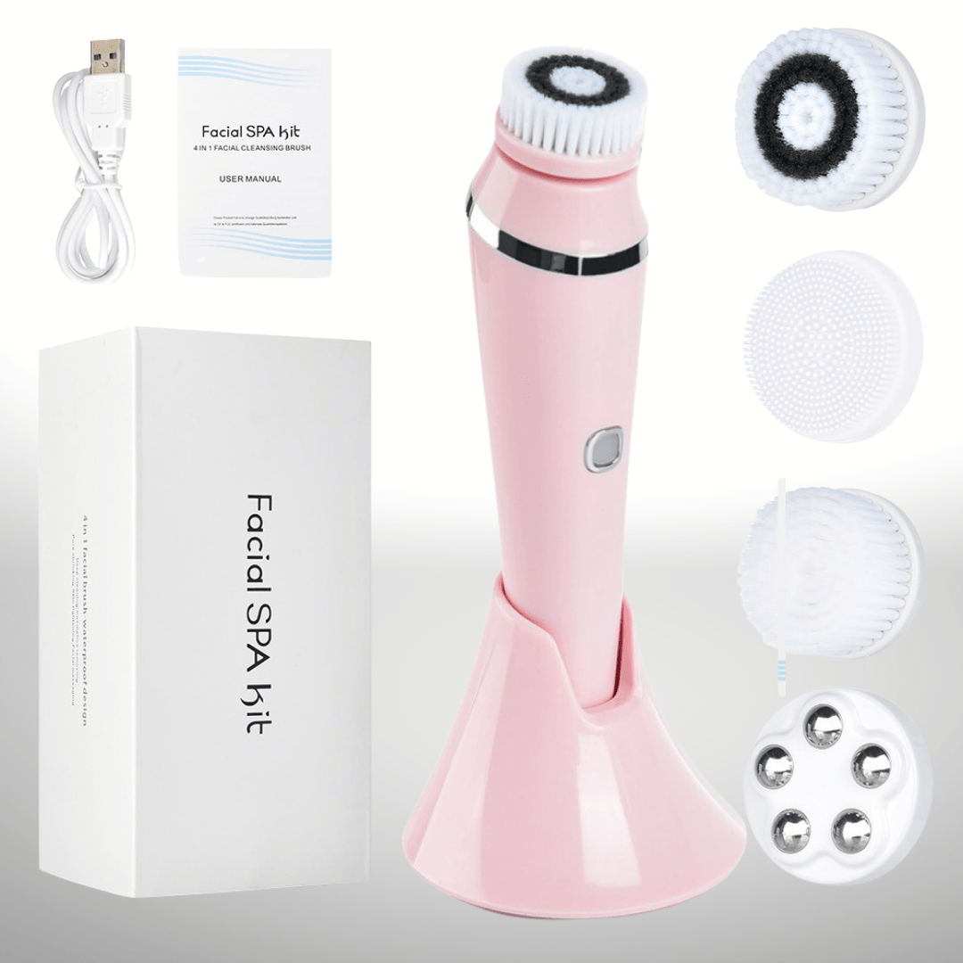 4 in 1 Facial Cleansing Brush Set - Foreverfly