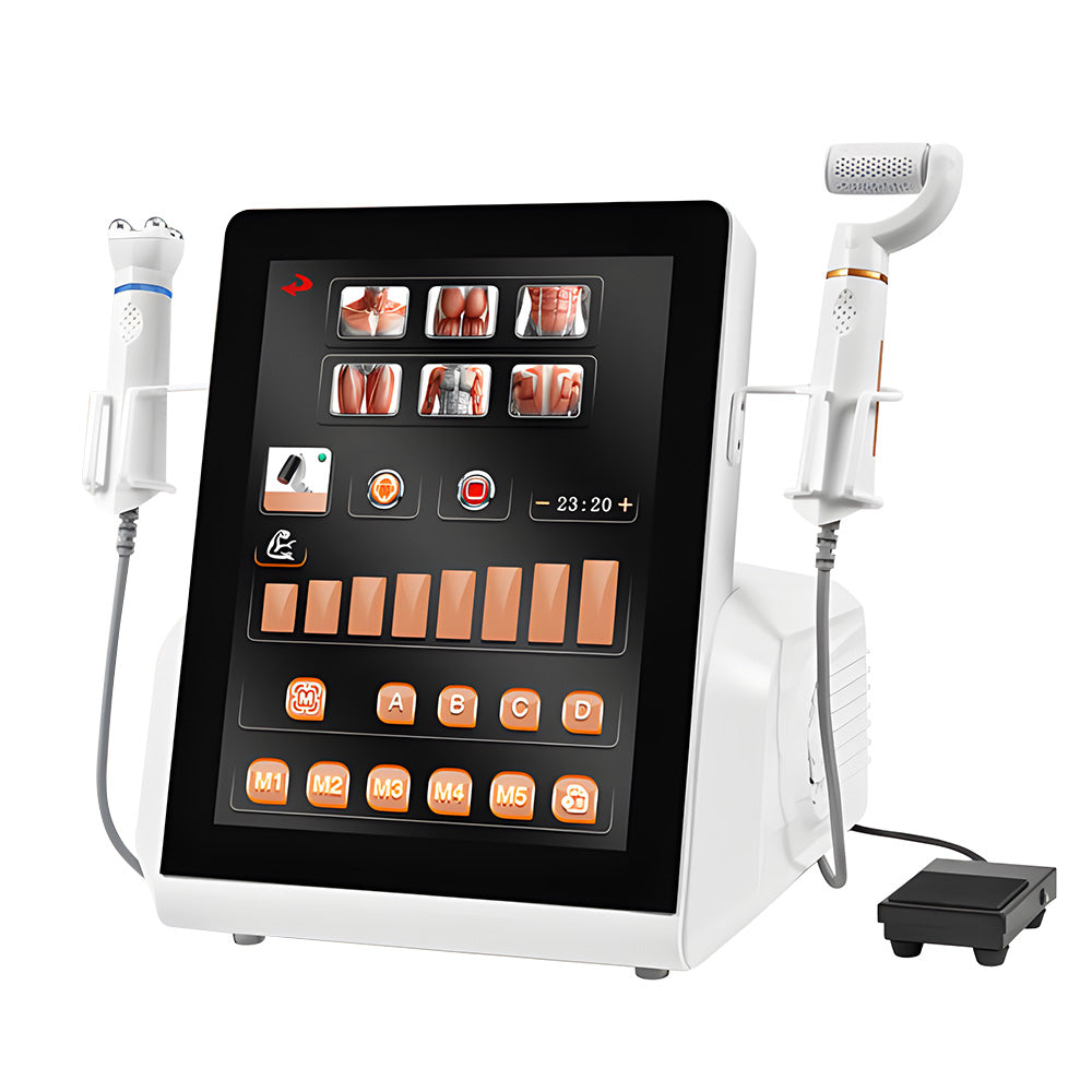 2in1 RF EMS Plasma Facial Beauty Machine Muscle Recovery Winkle Removal - Foreverfly