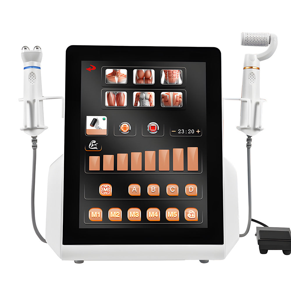 2in1 RF EMS Plasma Facial Beauty Machine Muscle Recovery Winkle Removal - Foreverfly