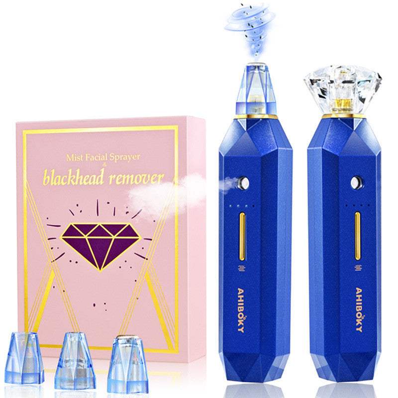 2-IN-1 Blackhead Remover Vacuum Pore Cleaner Acne Remover Mist Facial Sprayer Skin Mouisture Nose Face Deep Cleansing Skin Care - Foreverfly