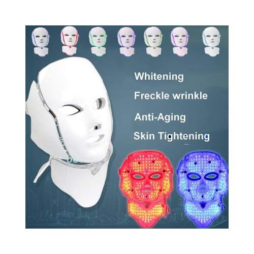 7 Colour Photon LED Face and Neck Mask - Foreverfly