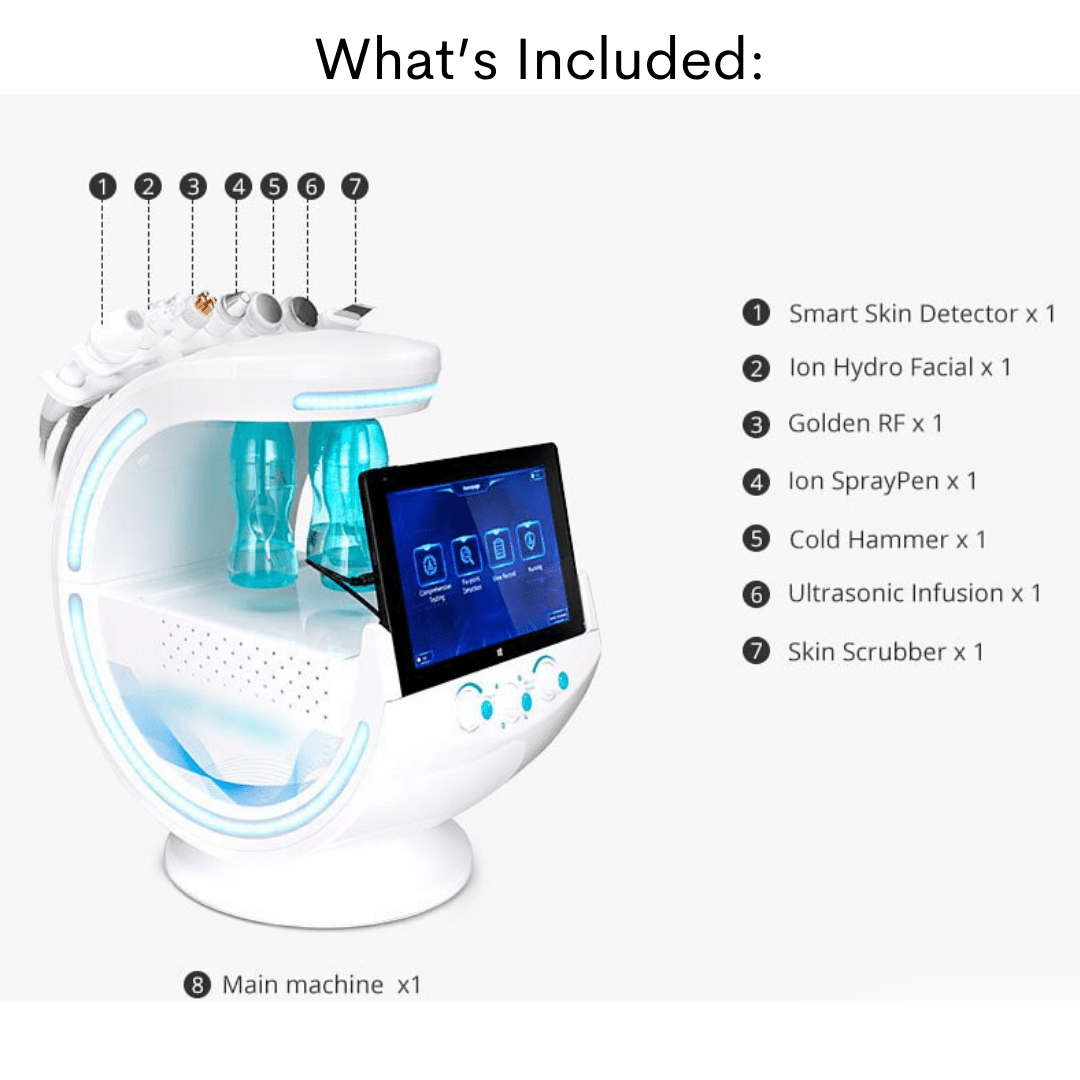 7 in 1 Intelligent Skin Analyzer Hydrafacial Machine - Foreverfly