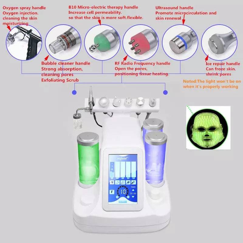 8 in 1 Hydrafacial Machine for Skin Rejuvenation - Foreverfly