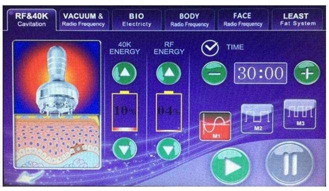 6 in 1 Cavitation Machine with 100mw Lipo Laser - Foreverfly