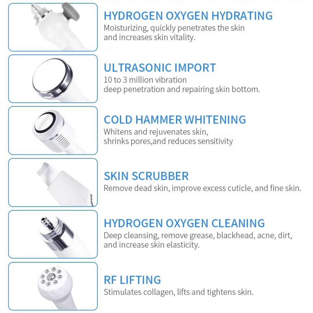 2nd Gen 6-in-1 Professional Hydro Dermabrasion Machine - Foreverfly