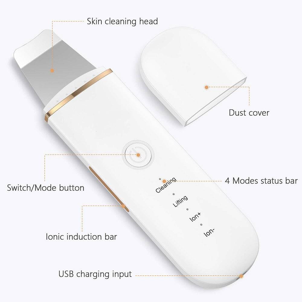 Ultrasonic Ion Skin Scrubber - Foreverfly