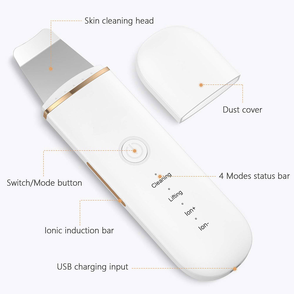 Ultrasonic Ion Skin Scrubber - Foreverfly