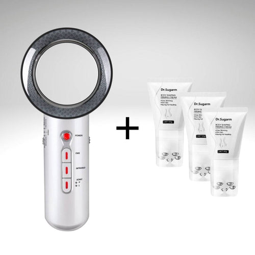 Beauty Boost Cavitation Machine + 3 Tubes of Fat Burning Cream - Foreverfly