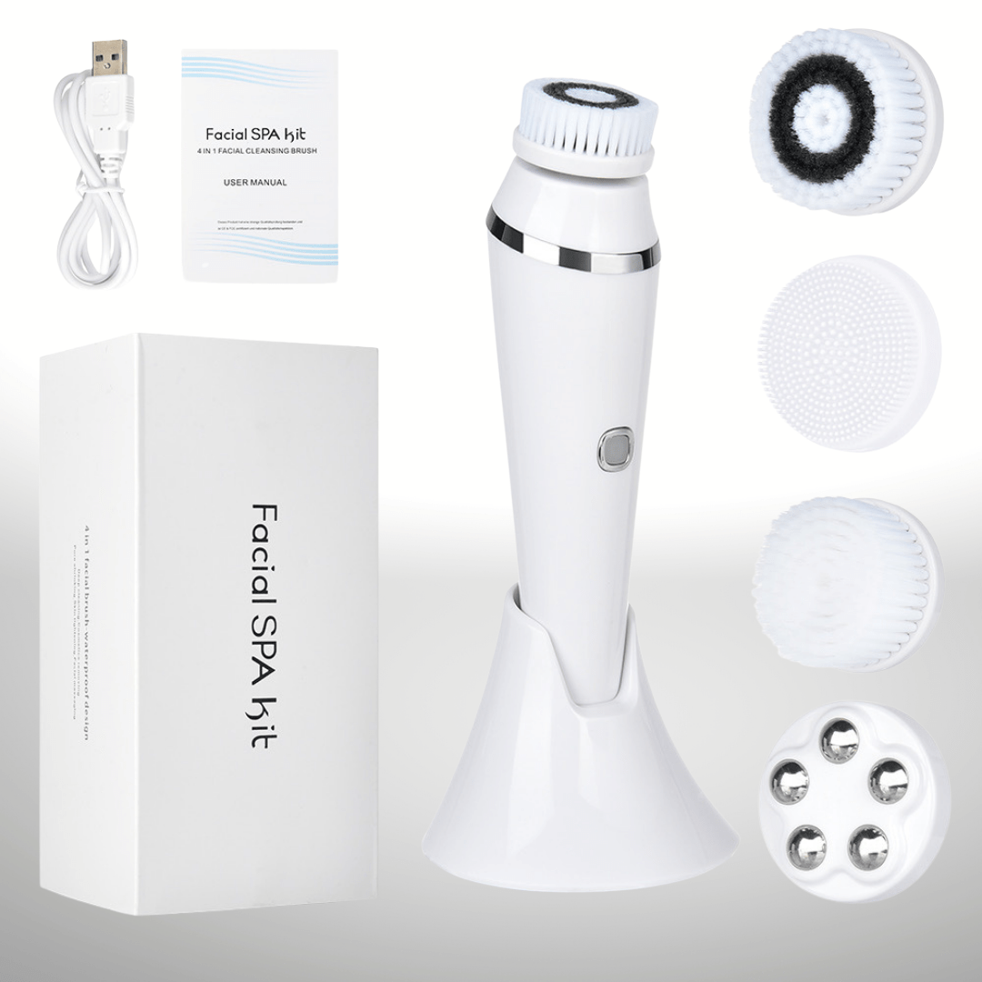4 in 1 Facial Cleansing Brush Set - Foreverfly