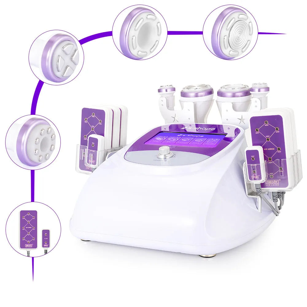 6 In 1 30K S Shape Cavitation Machine With 160MW Laser - Foreverfly