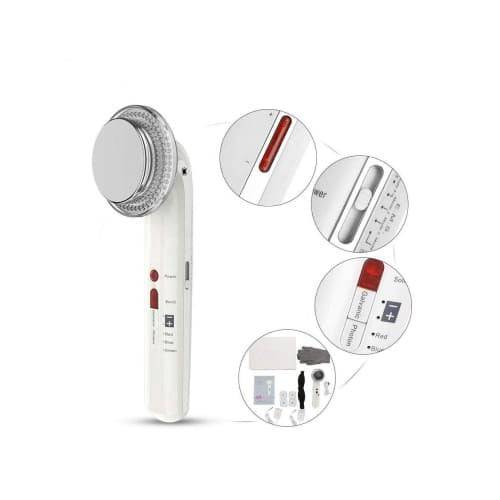 Body Slimming Massager, 7 in 1 EMS Galvanic Photon Wrinkles Remove Beauty Cellulite Firming Machine, with Gloves - Foreverfly