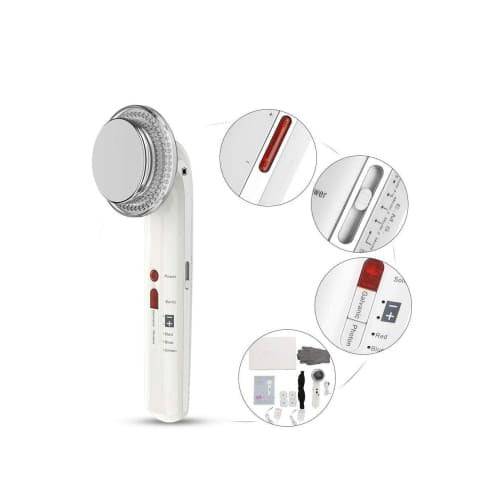 Body Slimming Massager, 7 in 1 EMS Galvanic Photon Wrinkles Remove Beauty Cellulite Firming Machine, with Gloves - Foreverfly