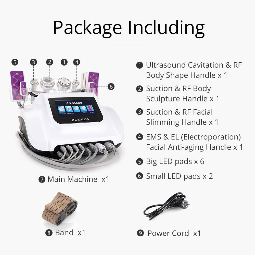 30K 6 in 1 Body Sculpting Machine With 160MW Lipo Laser - Foreverfly