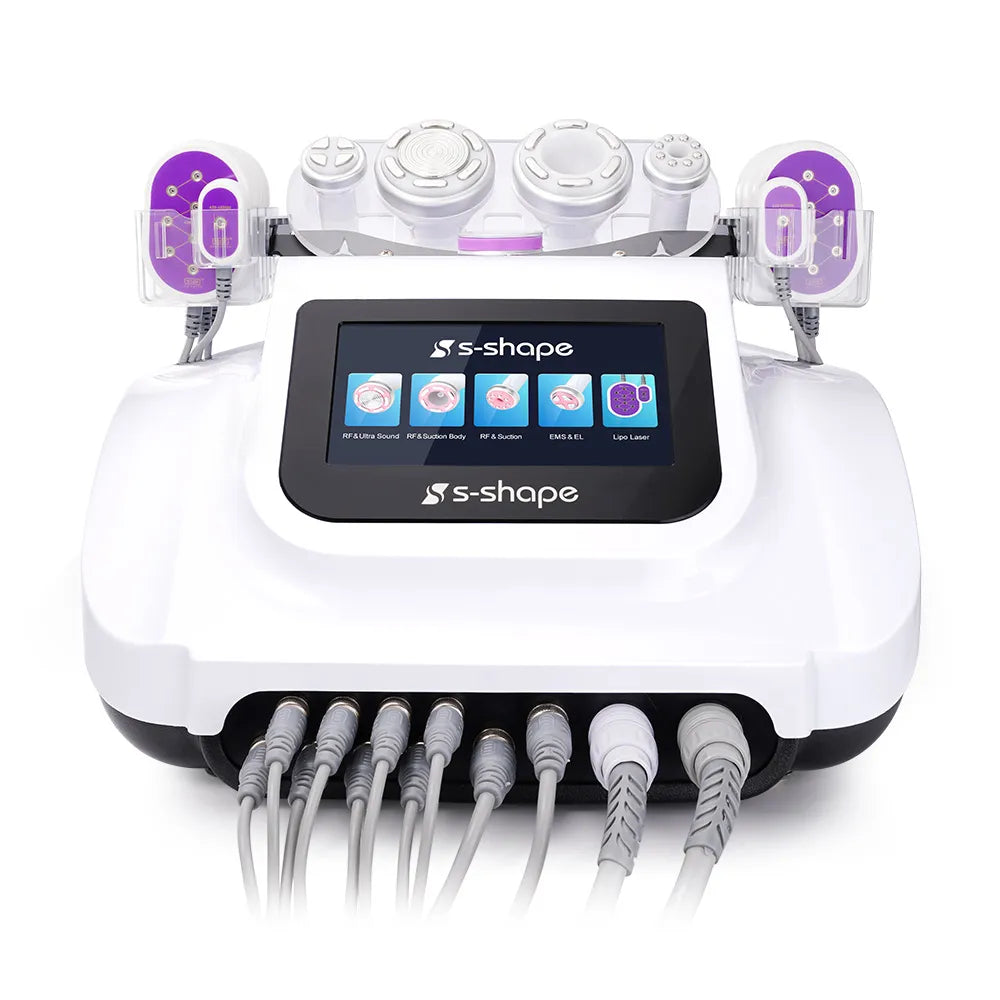 30K  6 In 1 S Shape Cavitation Machine With Lipo Laser 5mw - Foreverfly