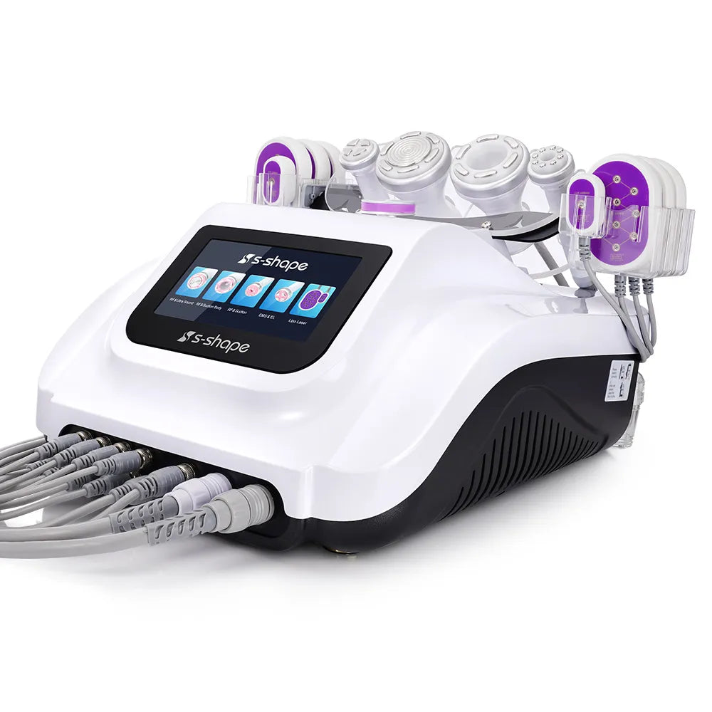 30K 6 In 1 S Shape Cavitation Machine With Lipo Laser 5mw - Foreverfly