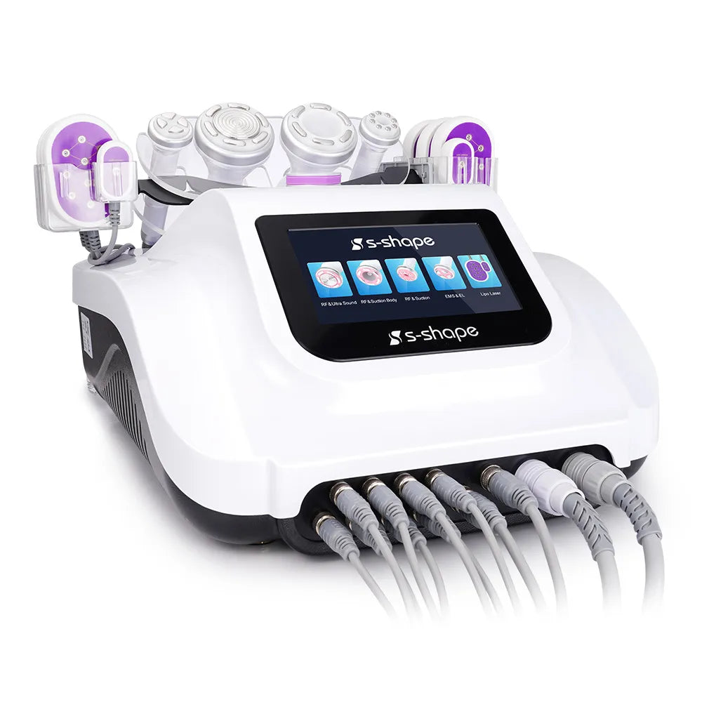 30K 6 In 1 S Shape Cavitation Machine With Lipo Laser 5mw - Foreverfly