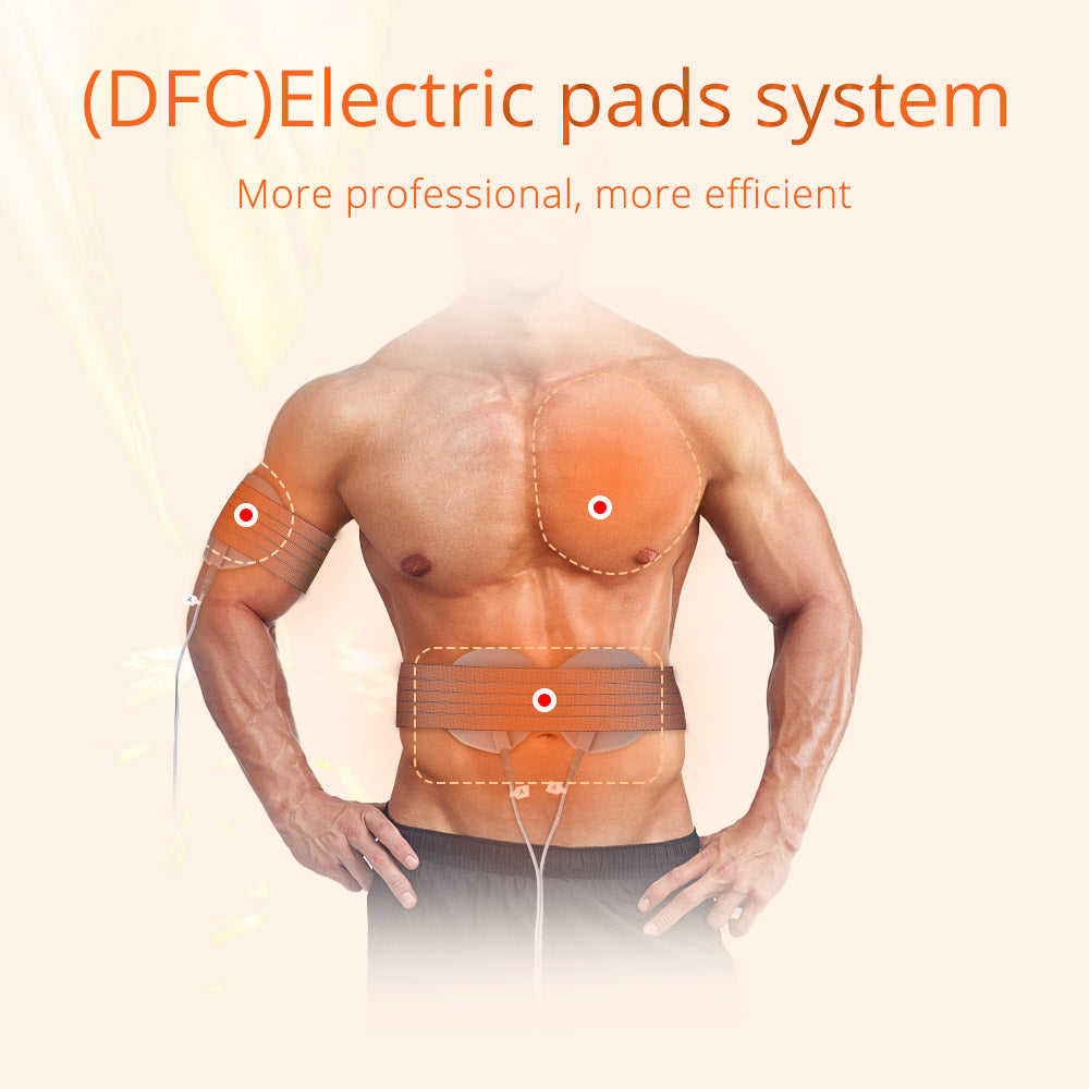 10 Pairs of EMS Pads And 1 Pair Breast Pads Vacumm Cupping Breast Enhancement Machine - Foreverfly