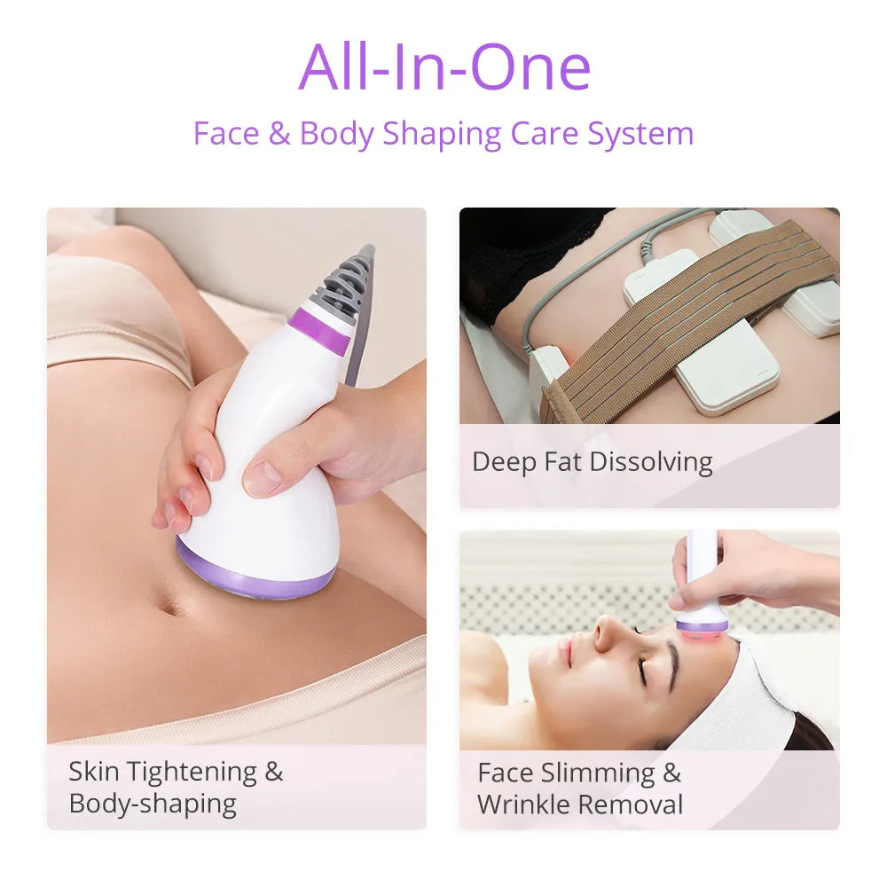 6 In 1 30K S Shape Cavitation Machine With 160MW Laser - Foreverfly