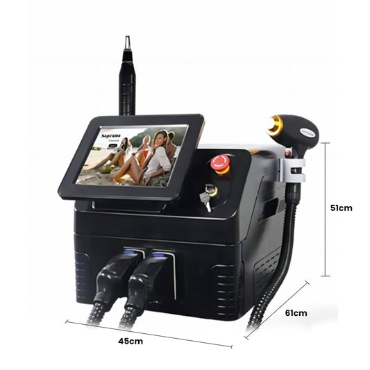 2-In-1 Picosecond 808 Diode Laser Machine Hair Removal Tattoo Removal - Foreverfly