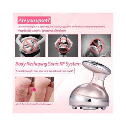 RF Cavitation Ultrasonic LED Fat Burner Anti Cellulite Slimming Massager - Foreverfly