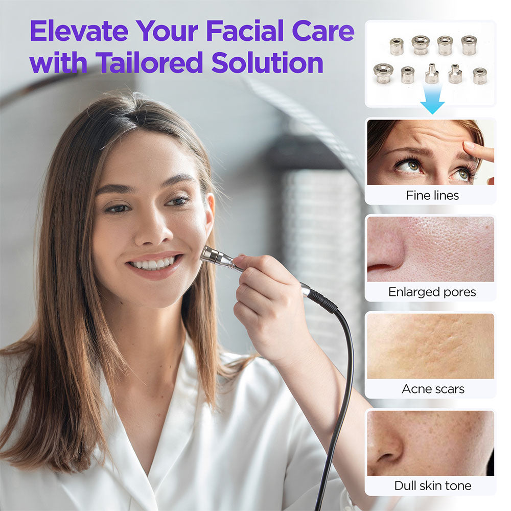 3 In 1 Vacuum Therapy Machine Microdermabrasion Spray Gun For Body Shape Facials - Foreverfly