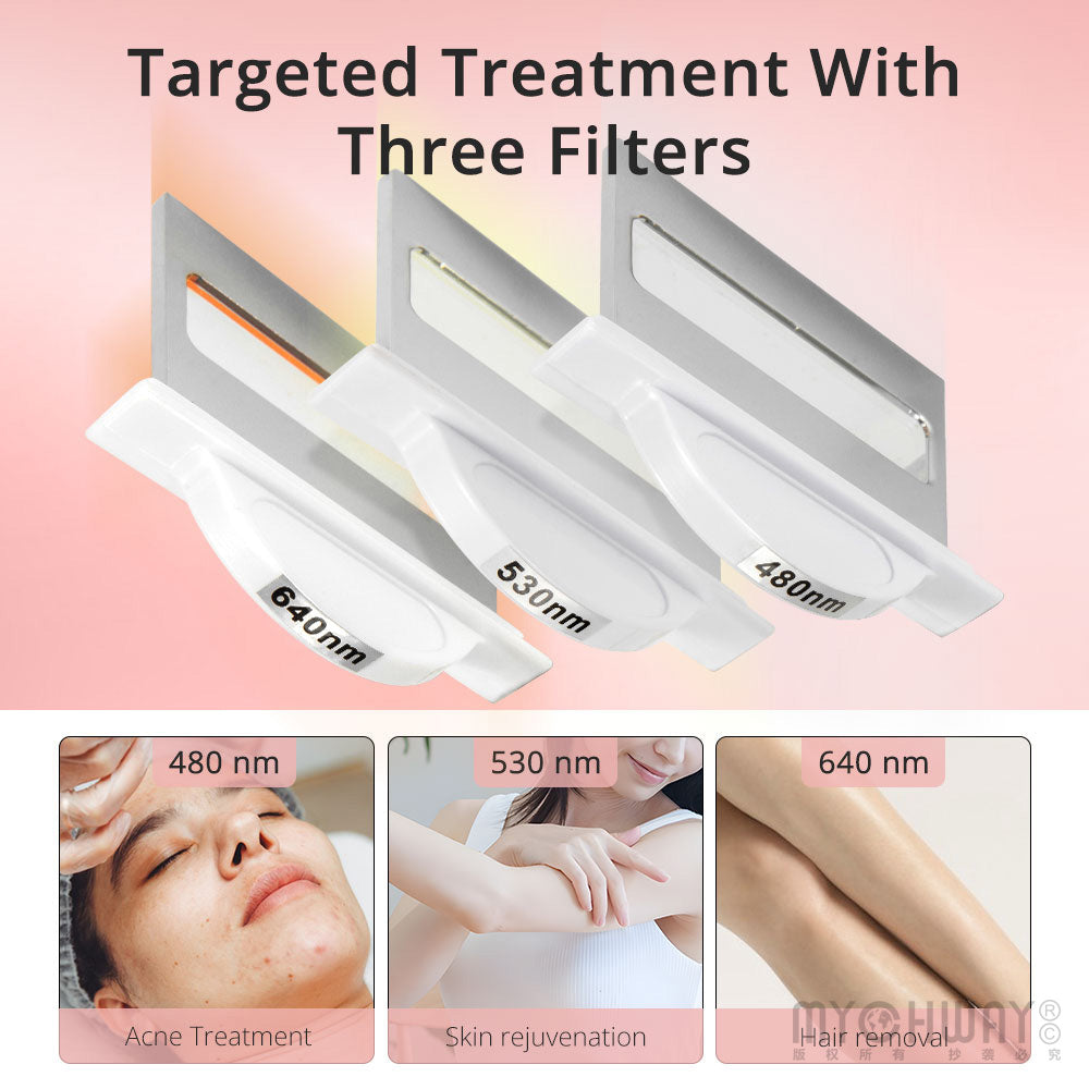 2000W SHR IPL Hair Remover E Light Skin Rejuvenation Beauty Machine With Filters - Foreverfly