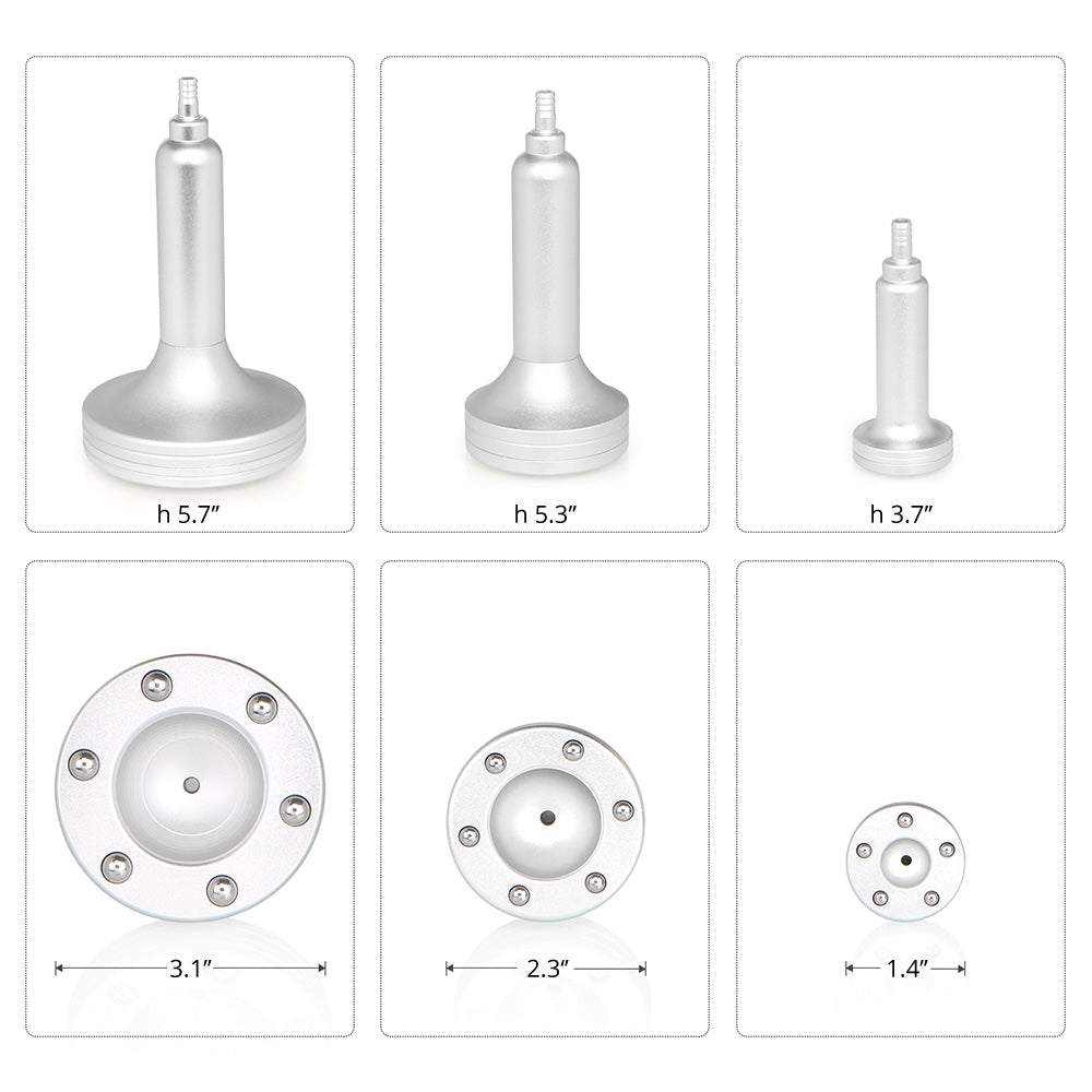10 Pairs of EMS Pads And 1 Pair Breast Pads Vacumm Cupping Breast Enhancement Machine - Foreverfly