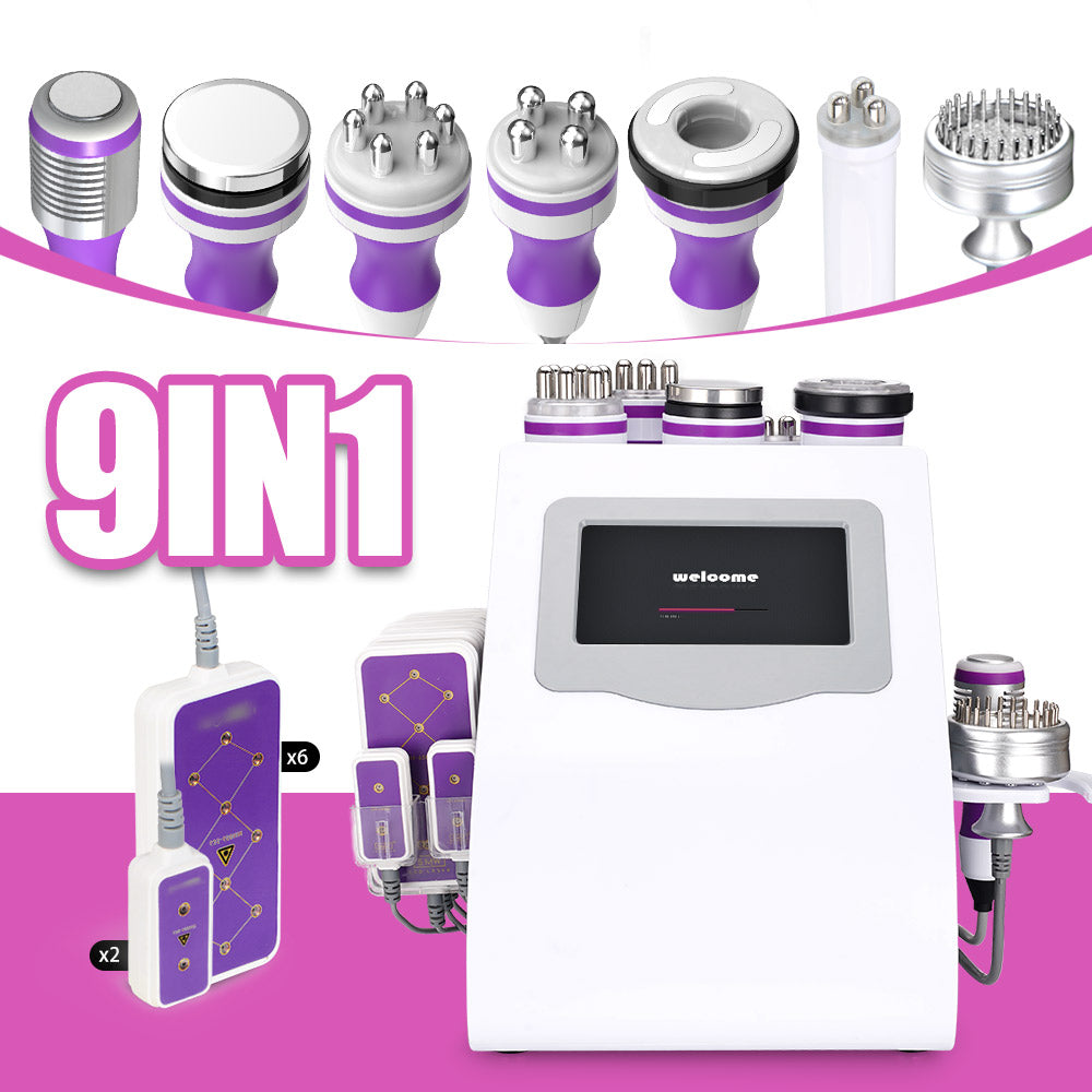 40k Cavitation Machine 9 In 1 RF Vacuum Cold Photon Micro Current Slimming Machine - Foreverfly