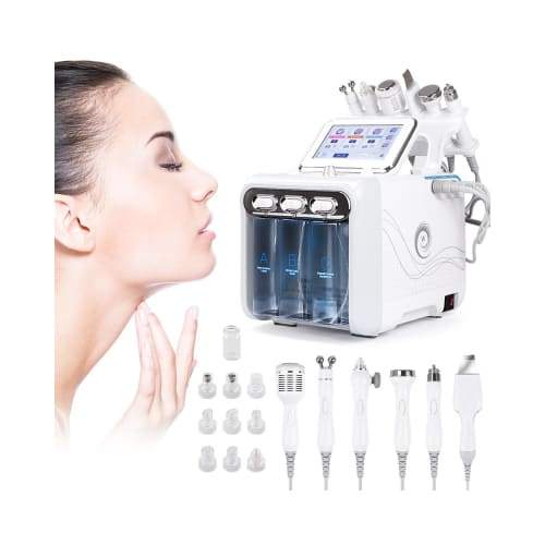 6 in 1 Portable Hydro Dermabrasion Machine Beauty Therapy - beauty tools - Best at home skin tightening devices 2020 - UK - Custom