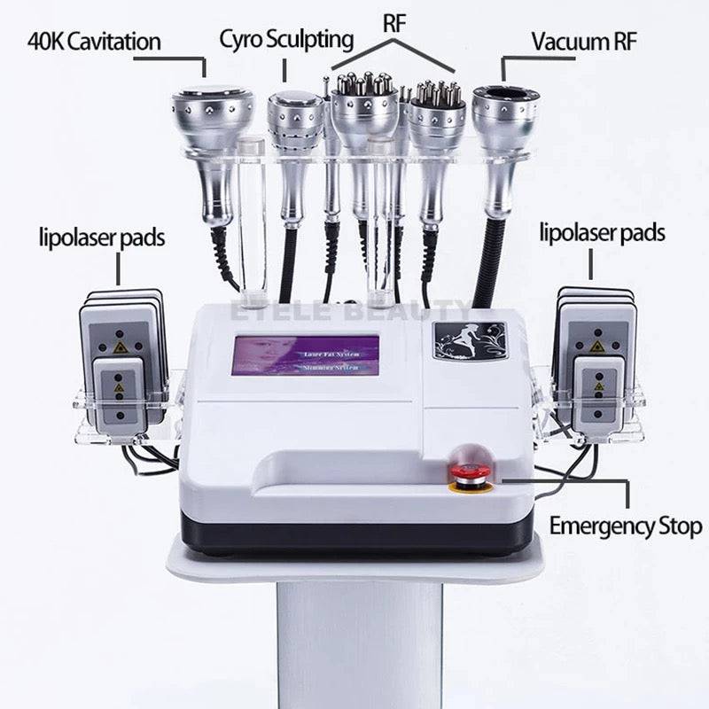 9 in 1 Cavitation Lipo Laser Body Sculpting Machine - Foreverfly 