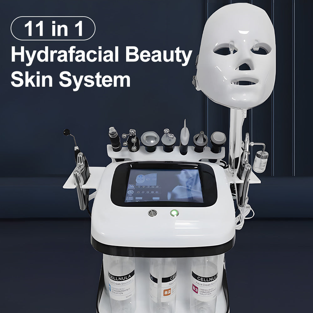 11 In 1 Hydrodermabrasion Beauty Skin System For Facial Care Skin Rejuvenation - Foreverfly 