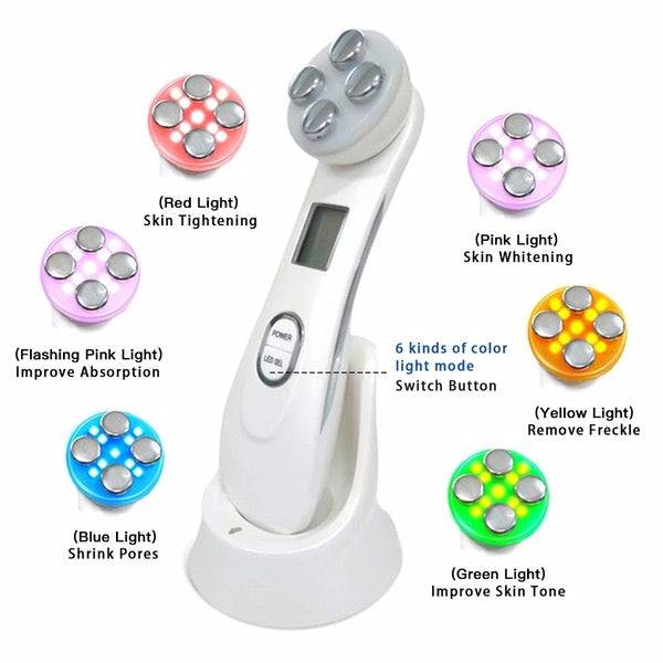 5 in 1 Facial Rejuvenation Device + Conductive Gel - Foreverfly 