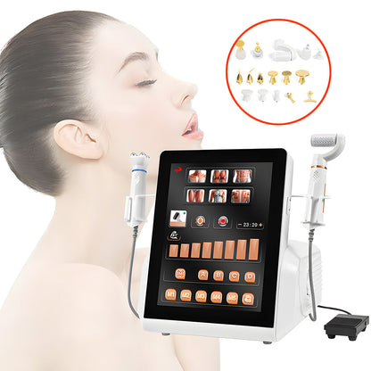 2in1 RF EMS Plasma Facial Beauty Machine Muscle Recovery Winkle Removal - Foreverfly 