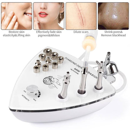 2 in 1 Diamond Microdermabrasion Machine with Water Sprayer - Foreverfly 