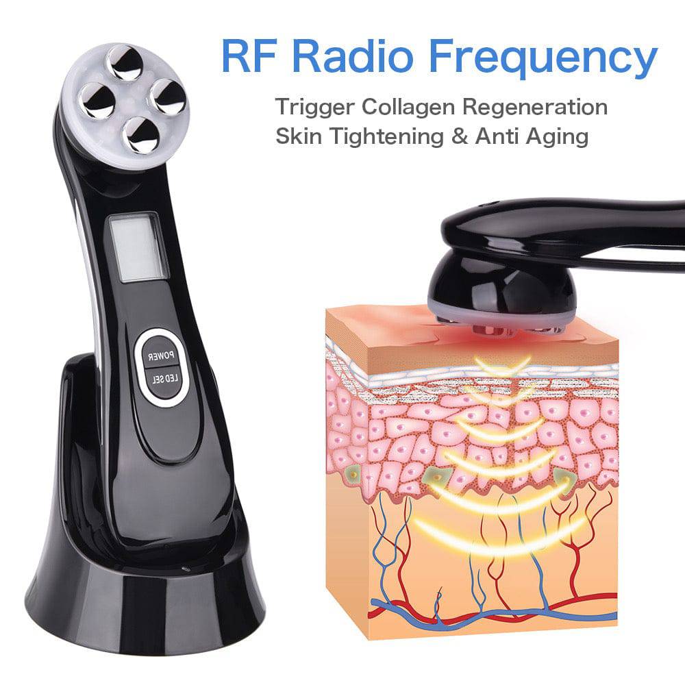 5 in 1 Facial Rejuvenation Device + Conductive Gel - Foreverfly 