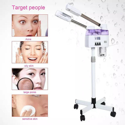 2 in 1 Hot & Cold Facial Steamer Professional - Foreverfly 