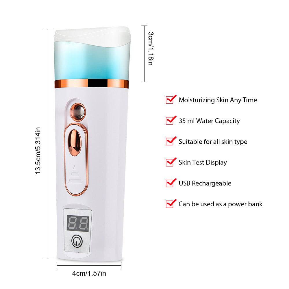 2 in 1 Face Sprayer + Moisture Tester - Foreverfly 