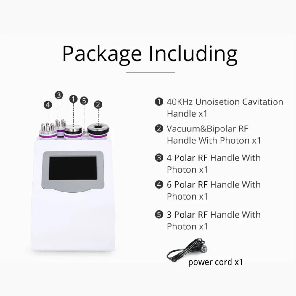 40K 5IN1 Unoisetion Cavitation Machine - Foreverfly 