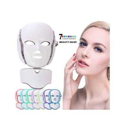 7 Colour Photon LED Face and Neck Mask - Foreverfly 