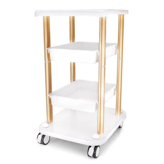 Beauty Salon Trolley with Gold Handles - Foreverfly 