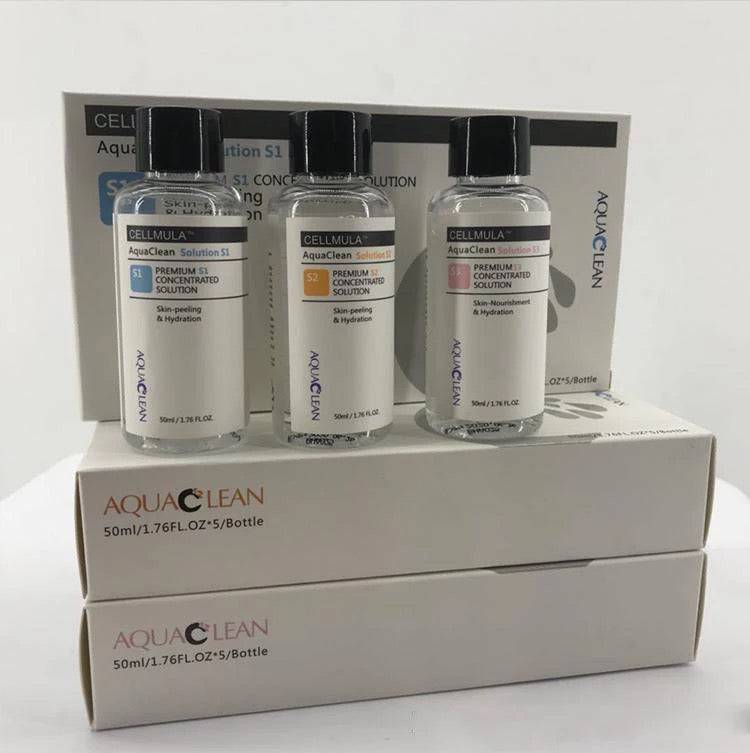 Aqua Clean Concentrated Hydrafacial Solution 3pcs Set - Foreverfly 