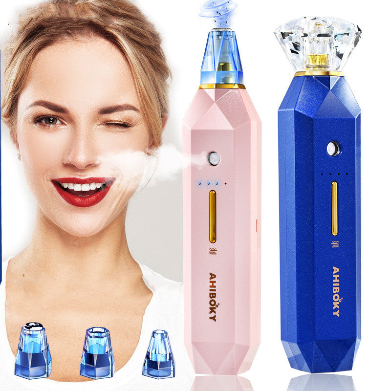 2-IN-1 Blackhead Remover Vacuum Pore Cleaner Acne Remover Mist Facial Sprayer Skin Mouisture Nose Face Deep Cleansing Skin Care - Foreverfly 