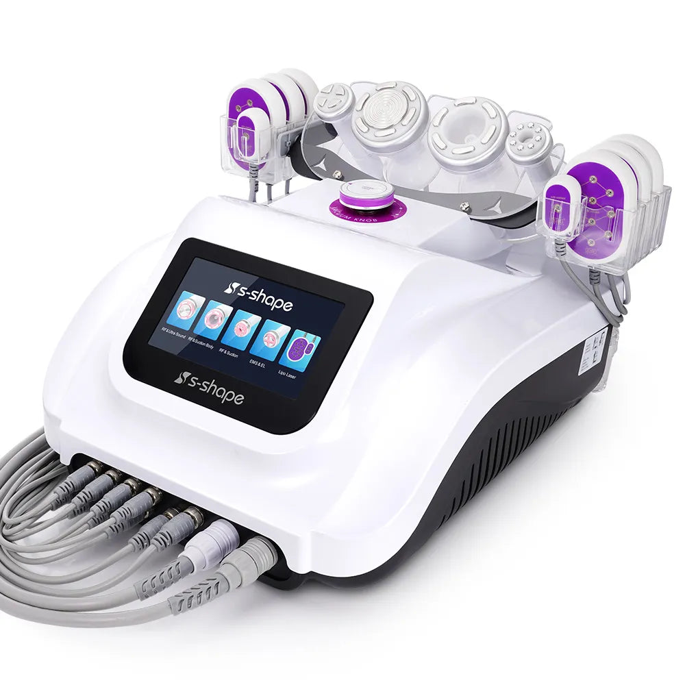 30K  6 In 1 S Shape Cavitation Machine With Lipo Laser 5mw - Foreverfly 