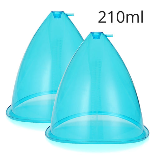 210ml Blue Cup For Vacuum Therapy Machine[1 Pair] - Foreverfly 