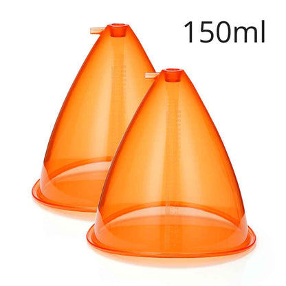 150ml Orange Cup For Cupping Machines[1 Pair] - Foreverfly 