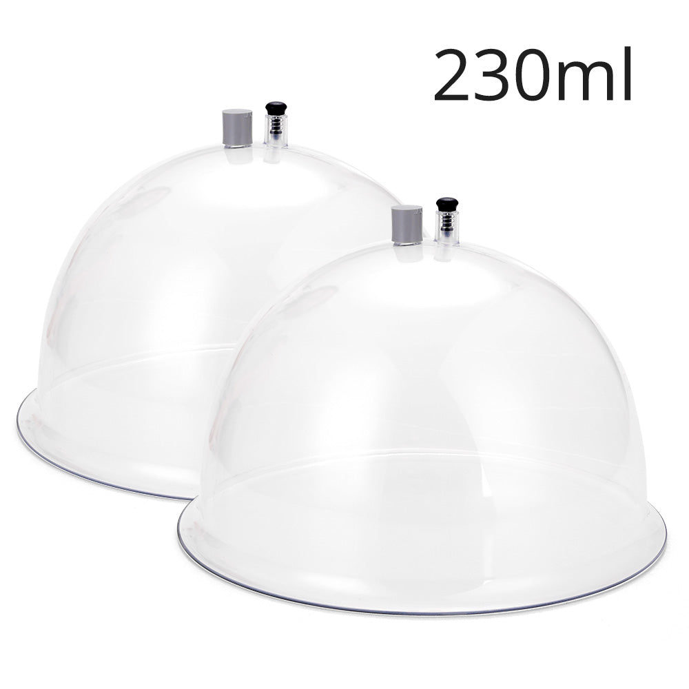 230ml White Cup For Vacuum Therapy Machine[1 Pair] - Foreverfly 