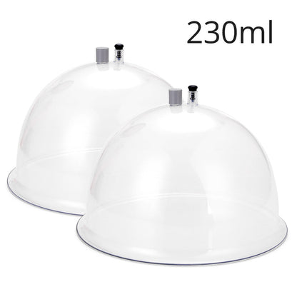 230ml White Cup For Vacuum Therapy Machine[1 Pair] - Foreverfly 